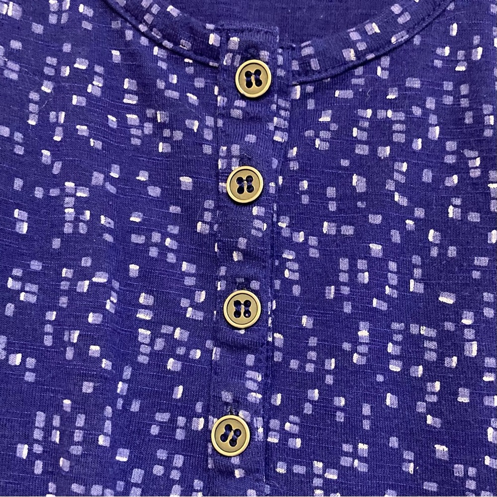 Blue Patterned Tank Top - Picture 7 of 9